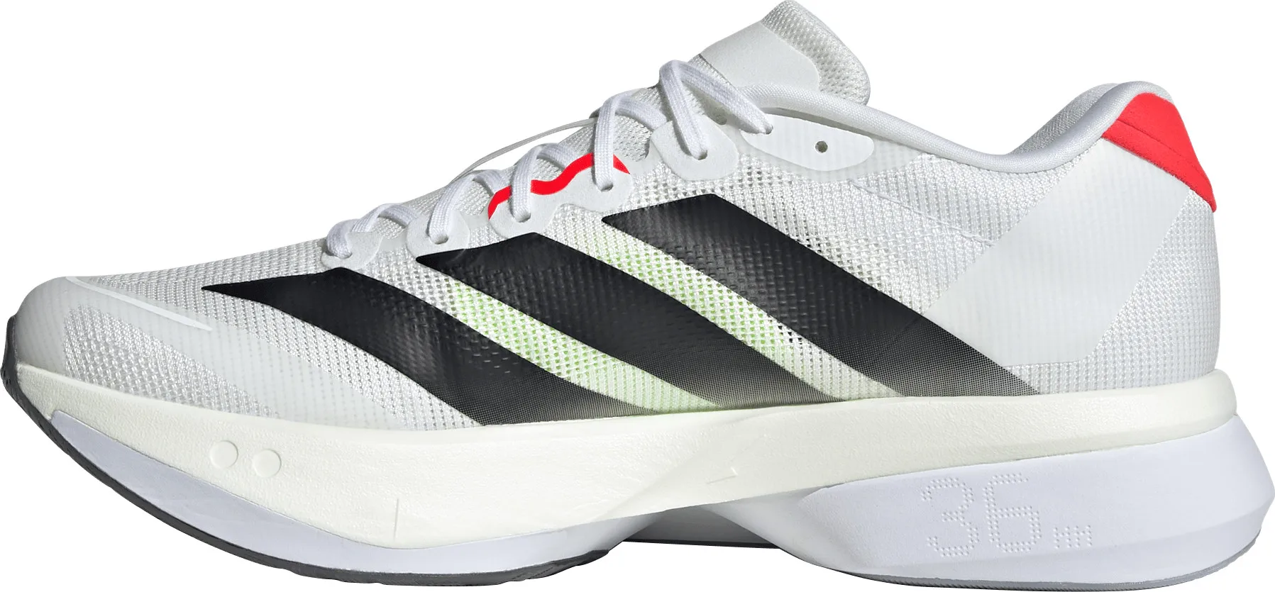 Adidas Men's Adizero Boston 13 Ftwwht/Core Black/Lucid Red