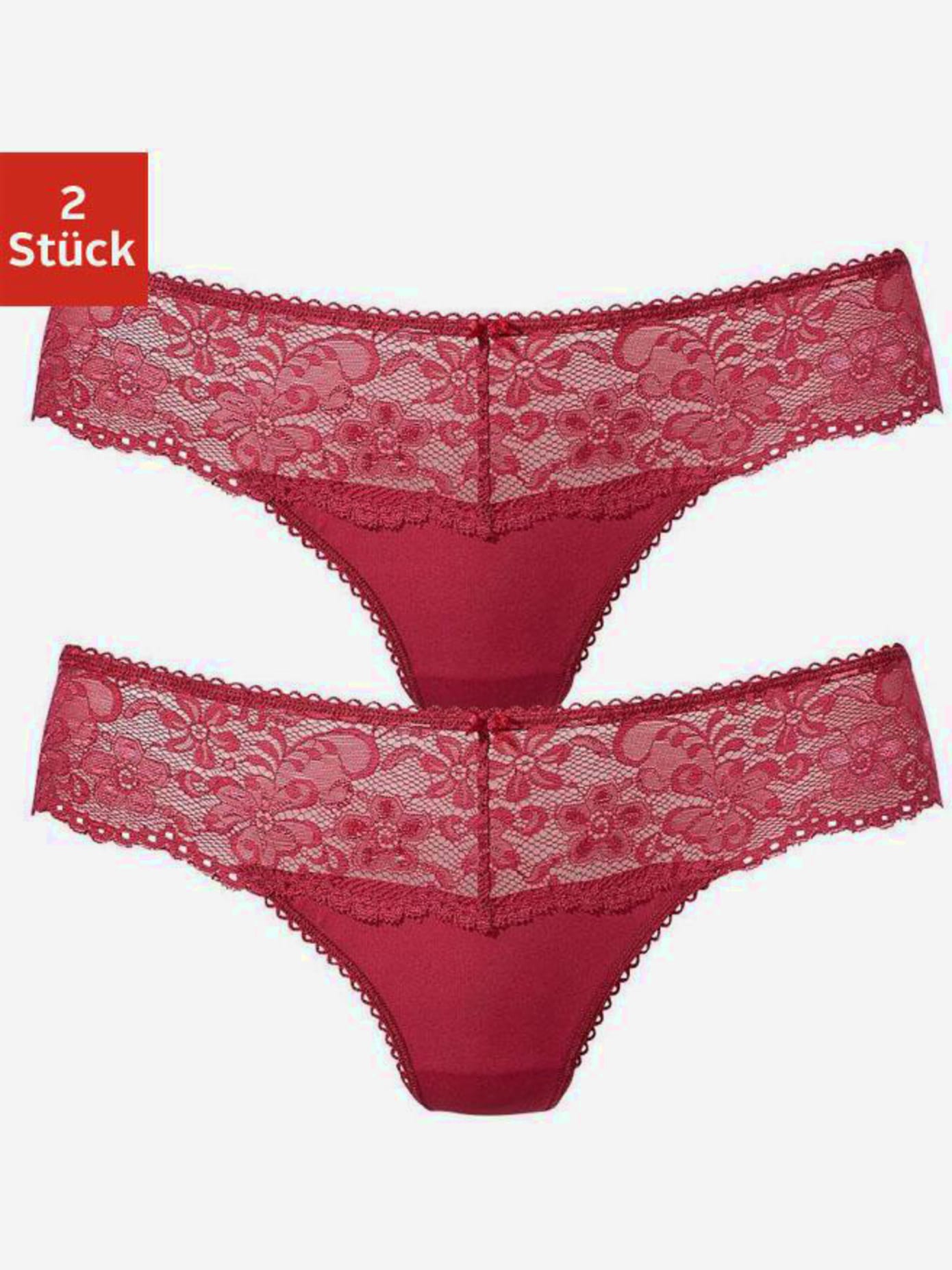 Beau string avec large ceinture de dentelle nuance