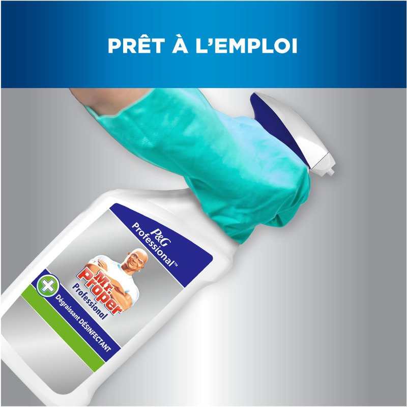 Désinfectant dégraissant M Propre Professionnel citron - Spray 750ml