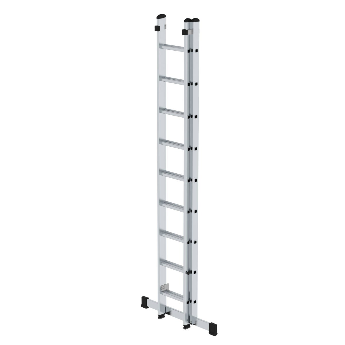 PROREGAL sportschuifladder met standaard dwarsbalk, 2 x 9 sporten