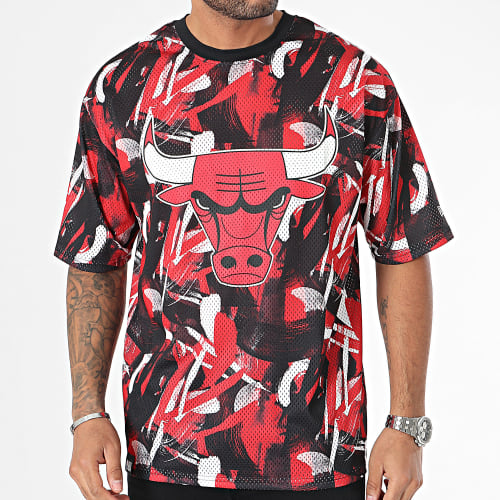 Tee Shirt NBA AOP Mesh Chicago Bulls 60424489 Noir Rouge