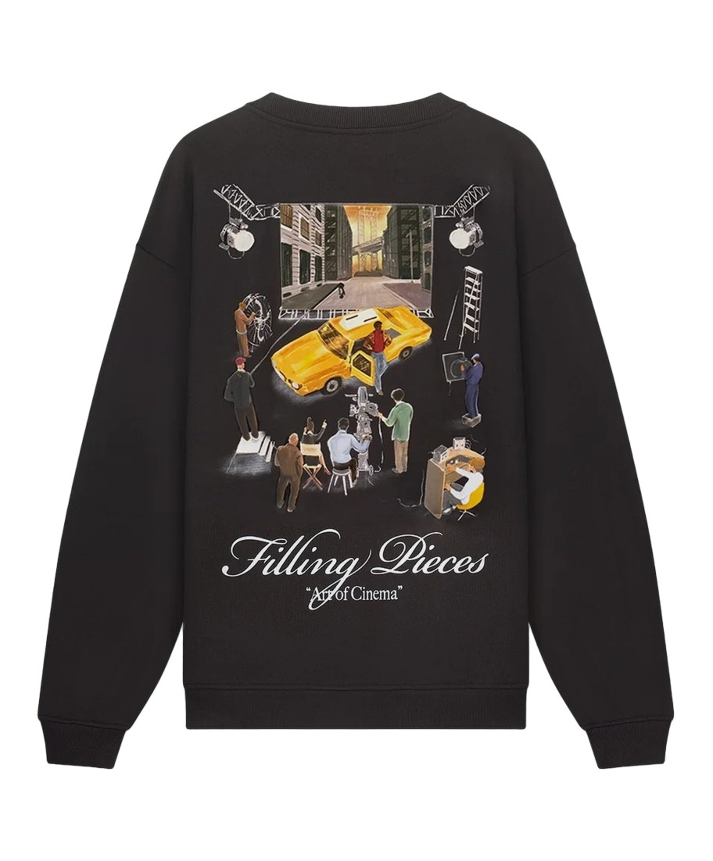 Filling Pieces Heren sweater zwart