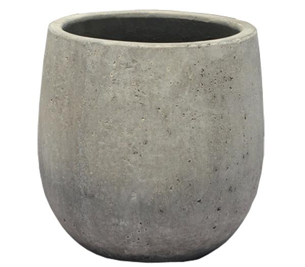 Dehner Kunststein-Topf Balloon Stone, bauchig,