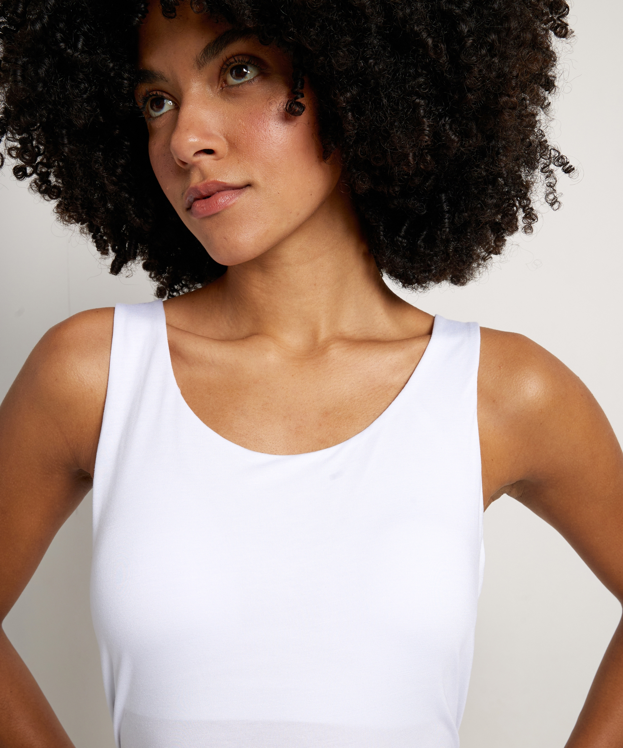 singlet met voorgevormde cups