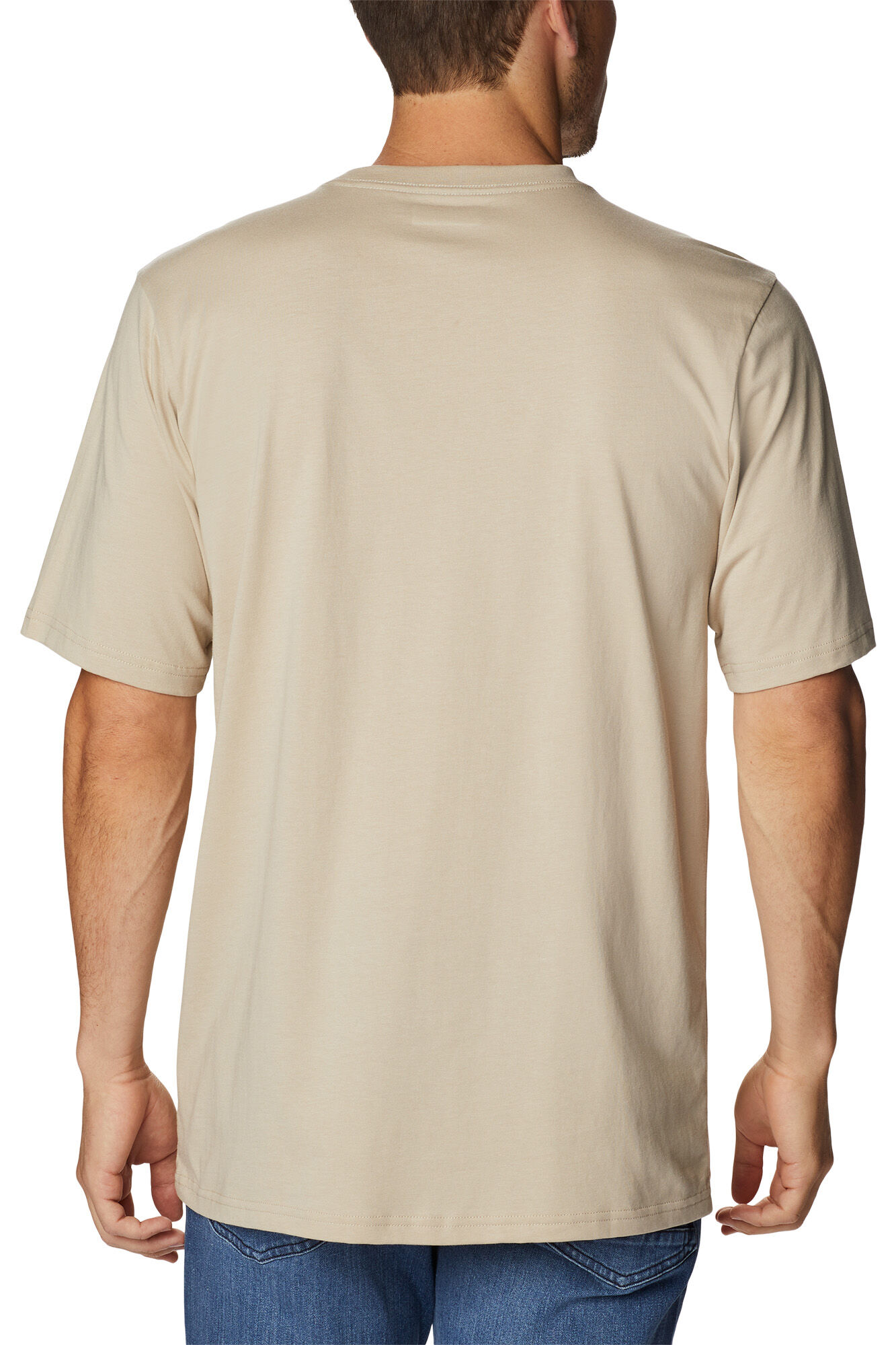 Camiseta de manga curta Columbia CSC Basic Logo™ - Bege