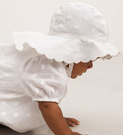 MarMar Sonnenhut - Alba Baby Lang - Sanft White