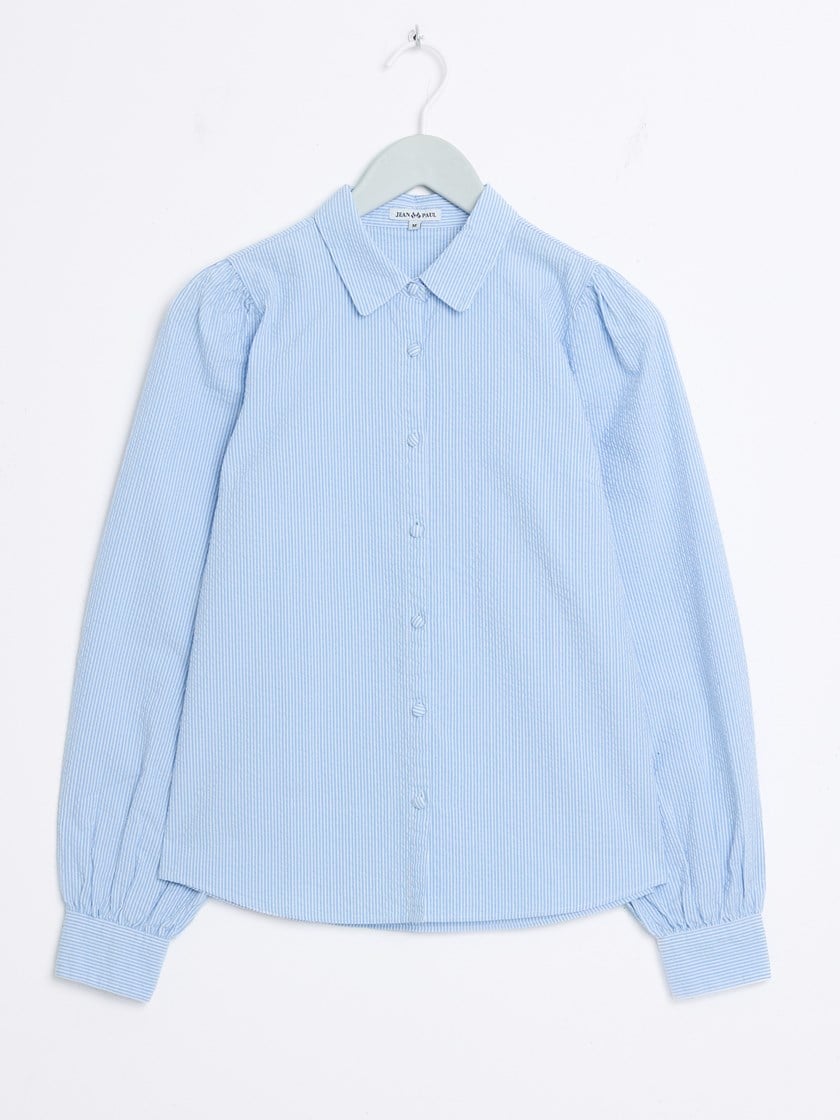 Pippa bluse Chambray Blue