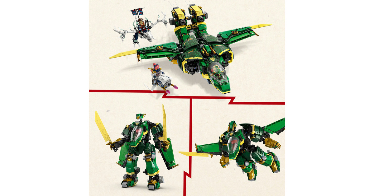 LEGONinjago - Lloyds vliegtuigmecha Constructiespeelgoed  (71845)