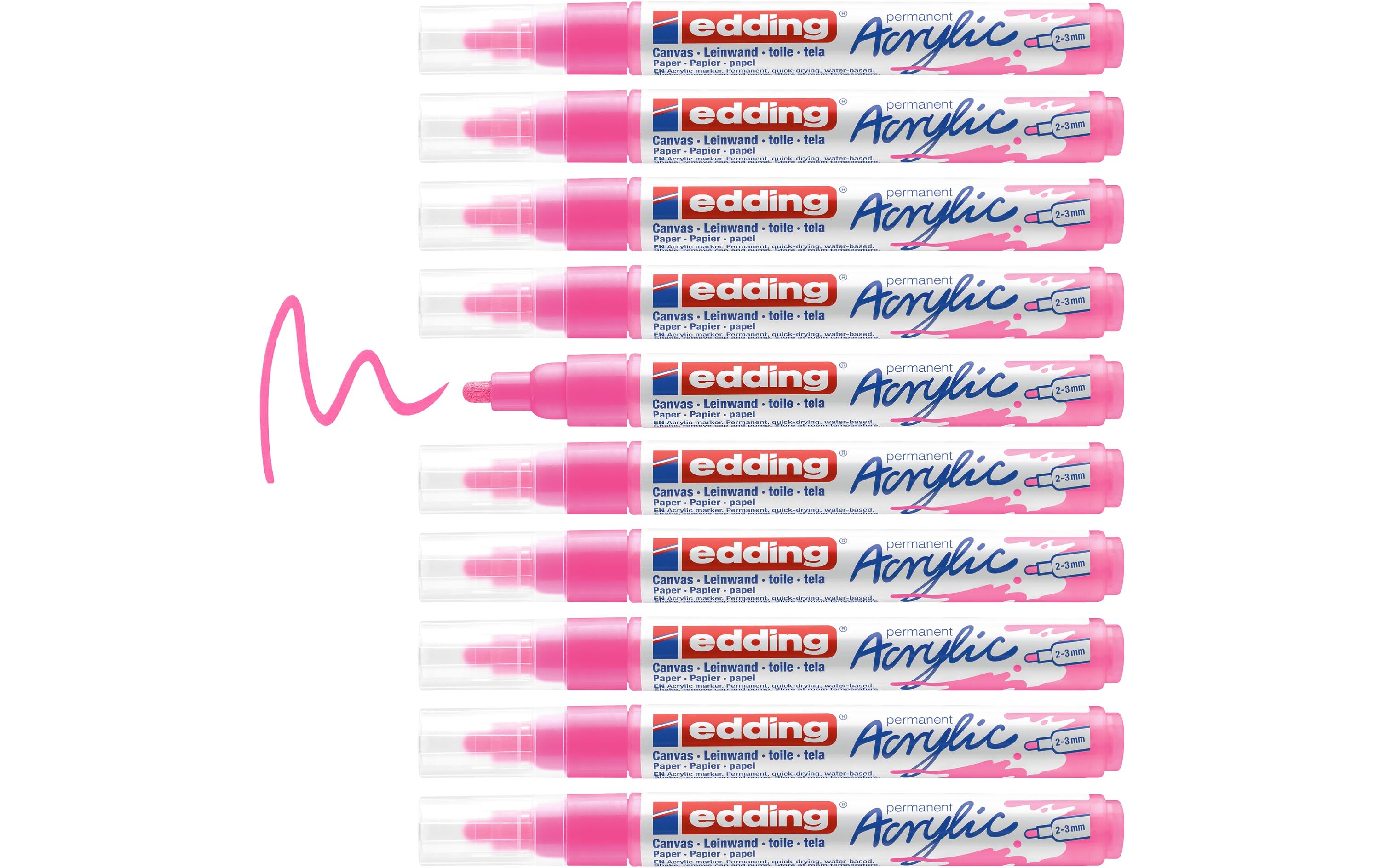 Acrylmarker 5100 Medium, NeonpinkSchnelltrocknende Acrylstifte