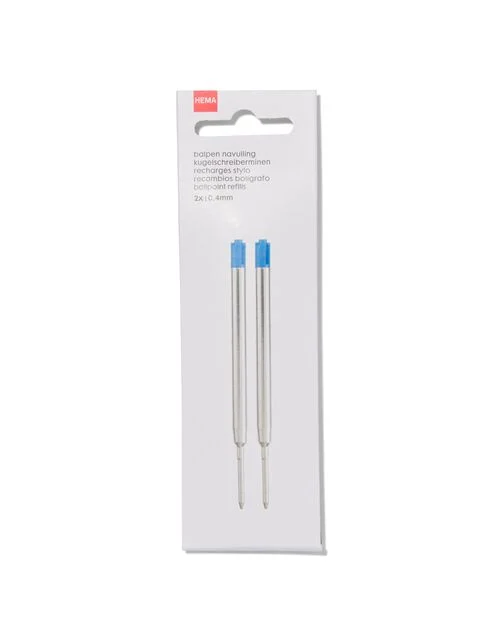 2 recharges stylo à bille