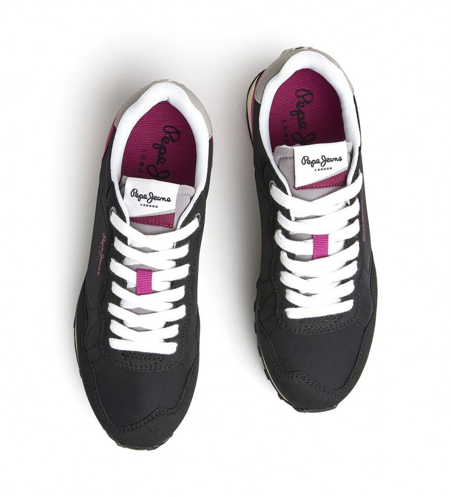 Tênis pretos Pepe Jeans Natch One