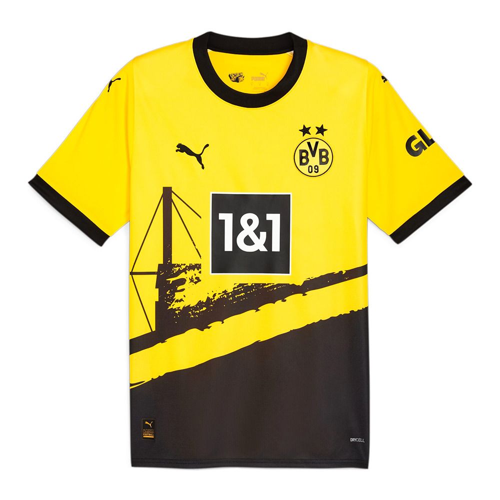 Puma BVB HOME - Maillot Homme cyber yellow/puma black