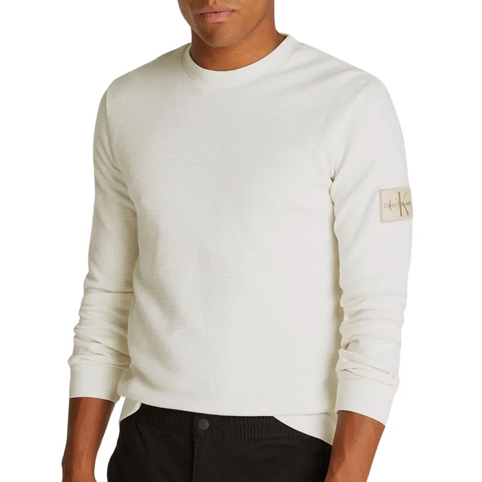 Calvin Klein Waffle Longsleeve Shirt Heren