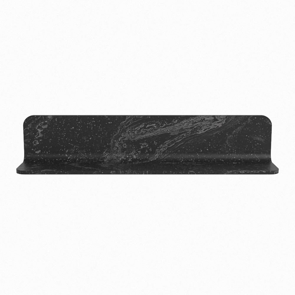 Mondiaz Spot spiegel rond Ø60cm met planchet lava