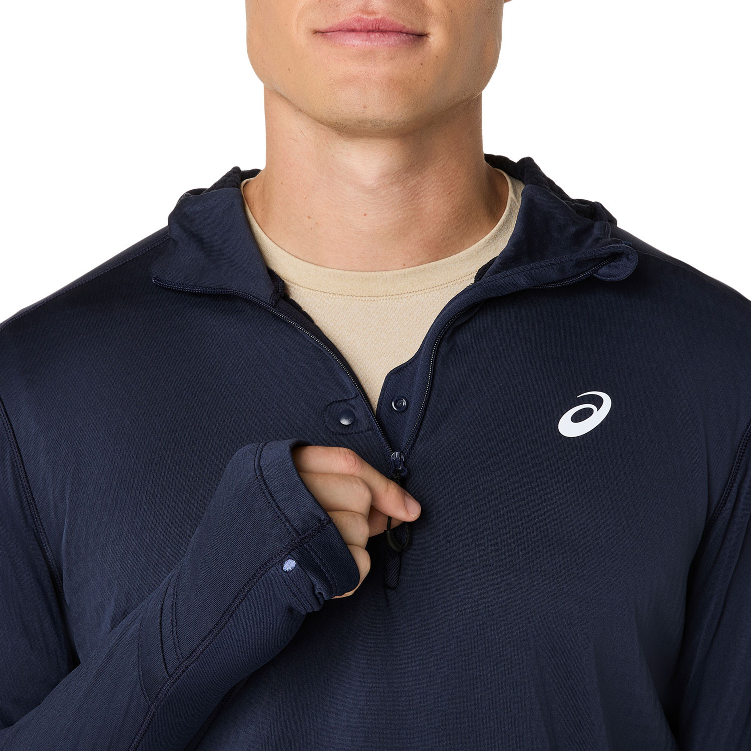 ASICS Road Winter Longsleeve Hoodie Heren