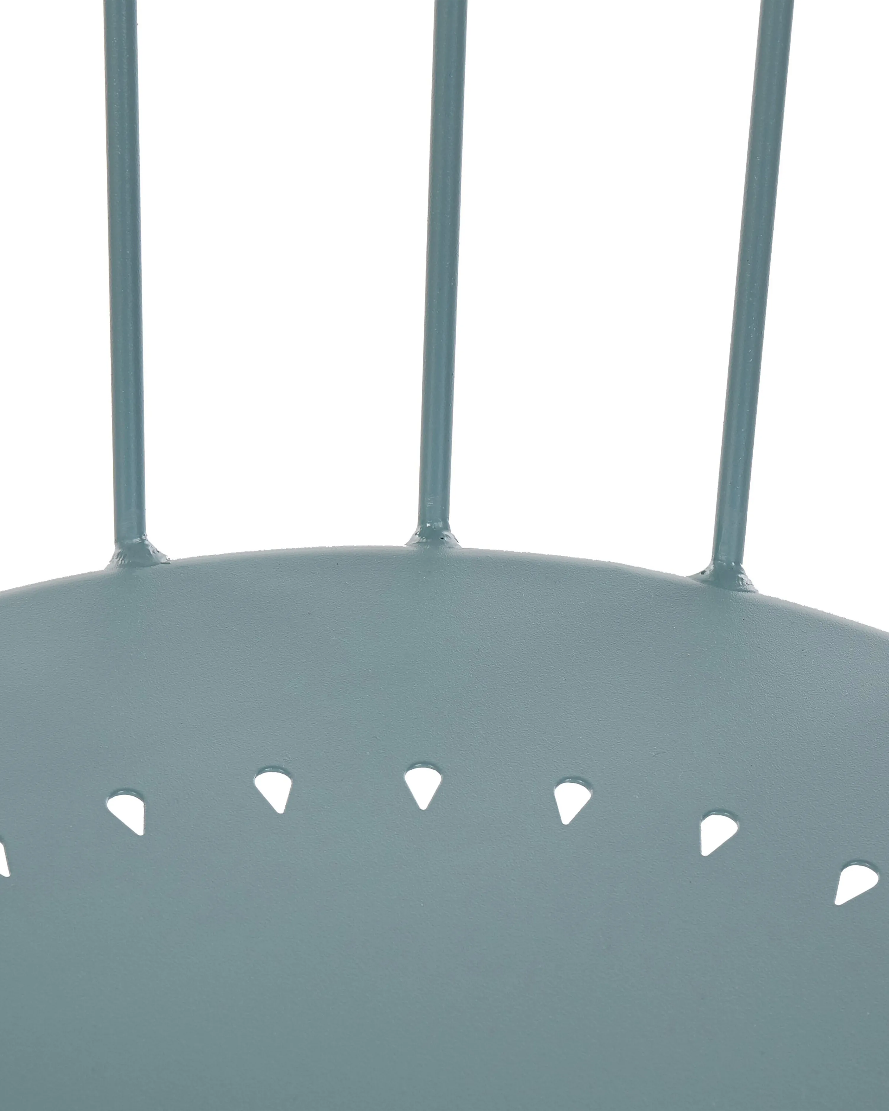 Set van 8 stoelen CALVI Metaal Lichtblauw