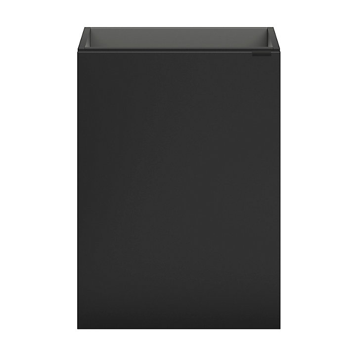 Meuble lave mains à suspendre GoodHome Imandra noir mat L. 44 x H. 55 x P. 23 cm
