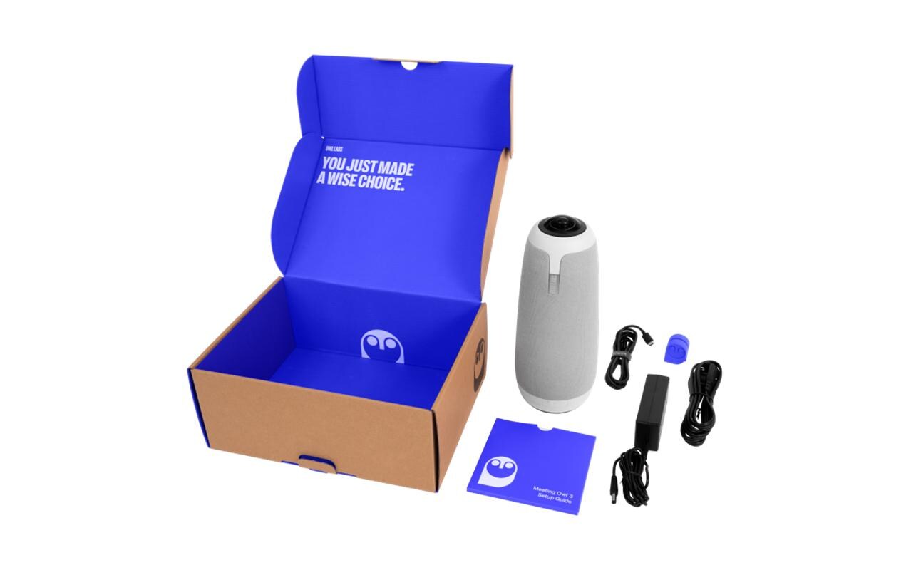 Meeting OWL 3 USB 360° Kamera Full HD 1080P 30 fps<br>Intelligente 360°-Kamera für ein beeindruckendes hybrides Meeting-Erlebnis in jedem Raum