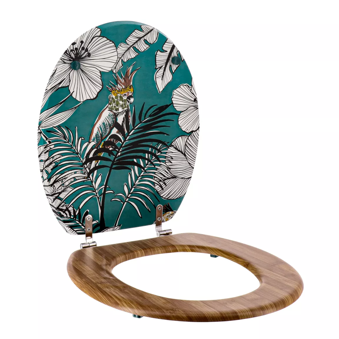 Abattant WC 18 pouces MDF Jungle Fever Bleu