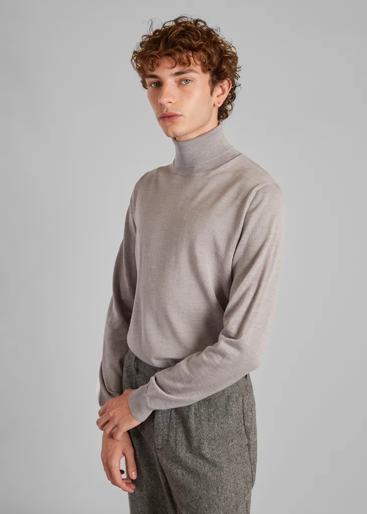 Pull col roulé en laine mérinos L'Exception Paris
