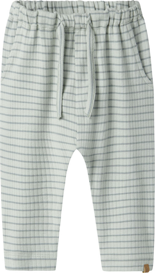 Lil' Atelier NBMGIO BAM RLX PANT LIL Sky gray/stripe