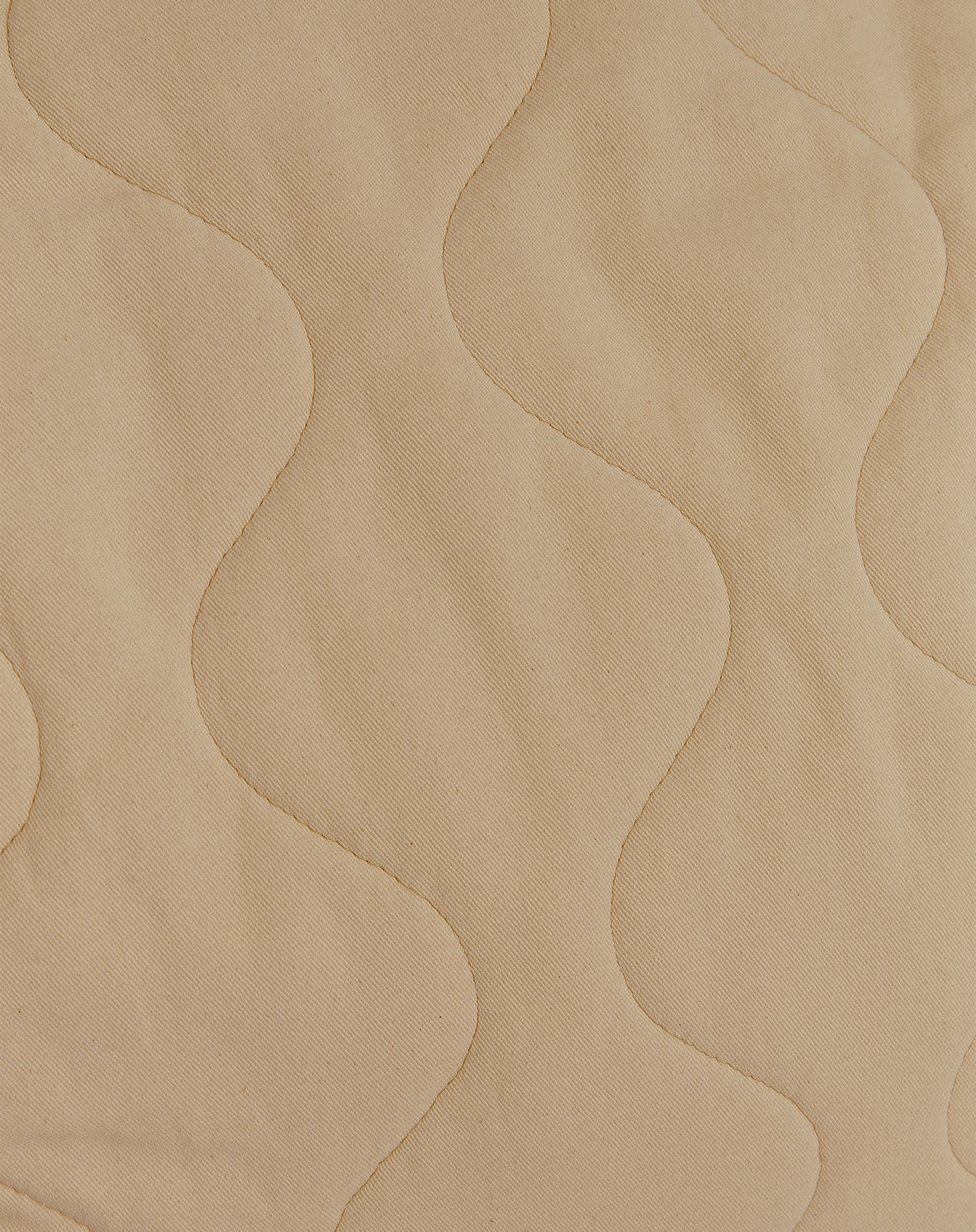 Pouf rond matelassé - taille enfant - landscape | Marron