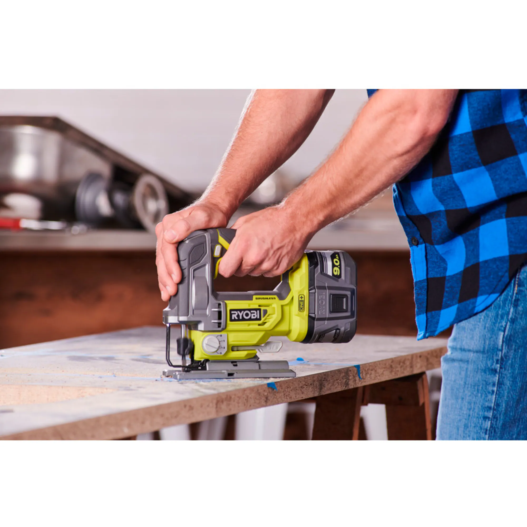 Ryobi Stichsäge ONE+ Akku-Stichsäge R18JS7-0, 18Volt