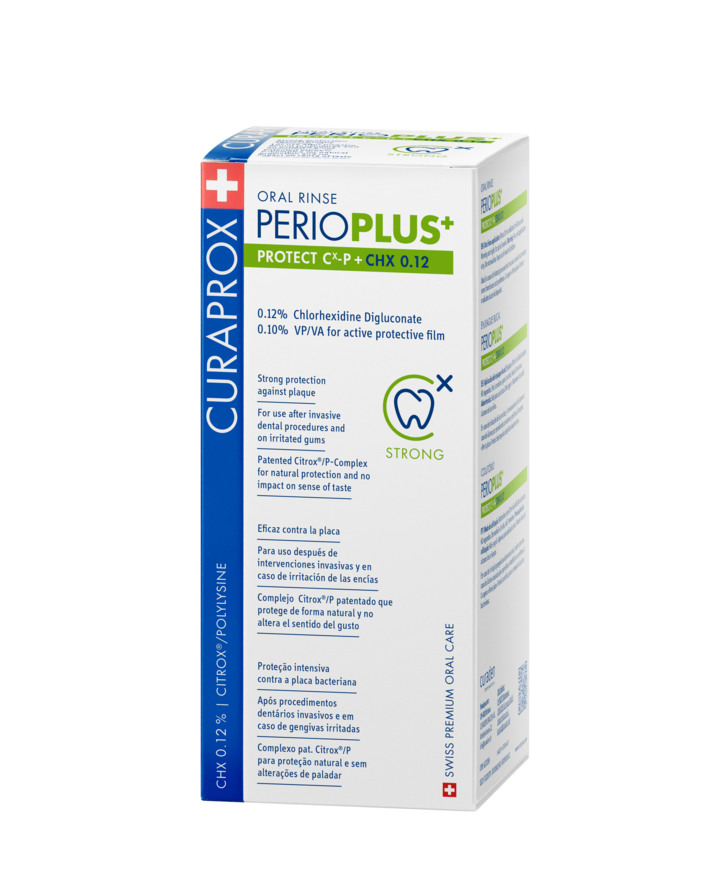Curaprox Perioplus 0,12% Klorhexidin Mundskyl med Citrox 200 ml