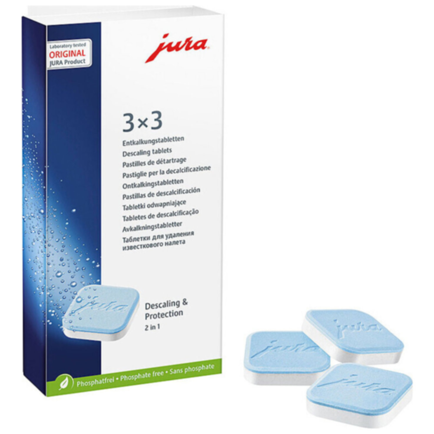 JURA 2-Phasen Entkalkungstabletten