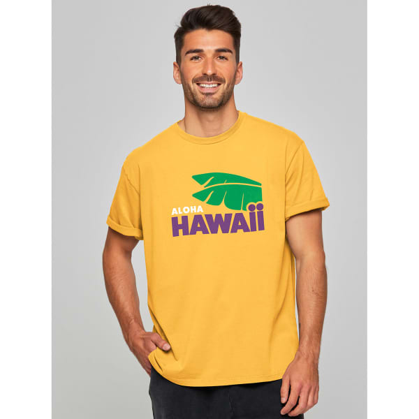 T-shirt FRENCH DISORDER MIKE WASHED HAWAII YELLOW