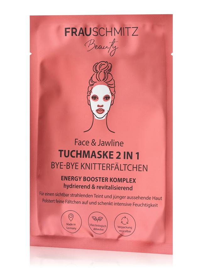 Gesichtstuchmaske Face & Jawline Einzelmaske, faltenreduzierend, feuchtigkeitsspendend