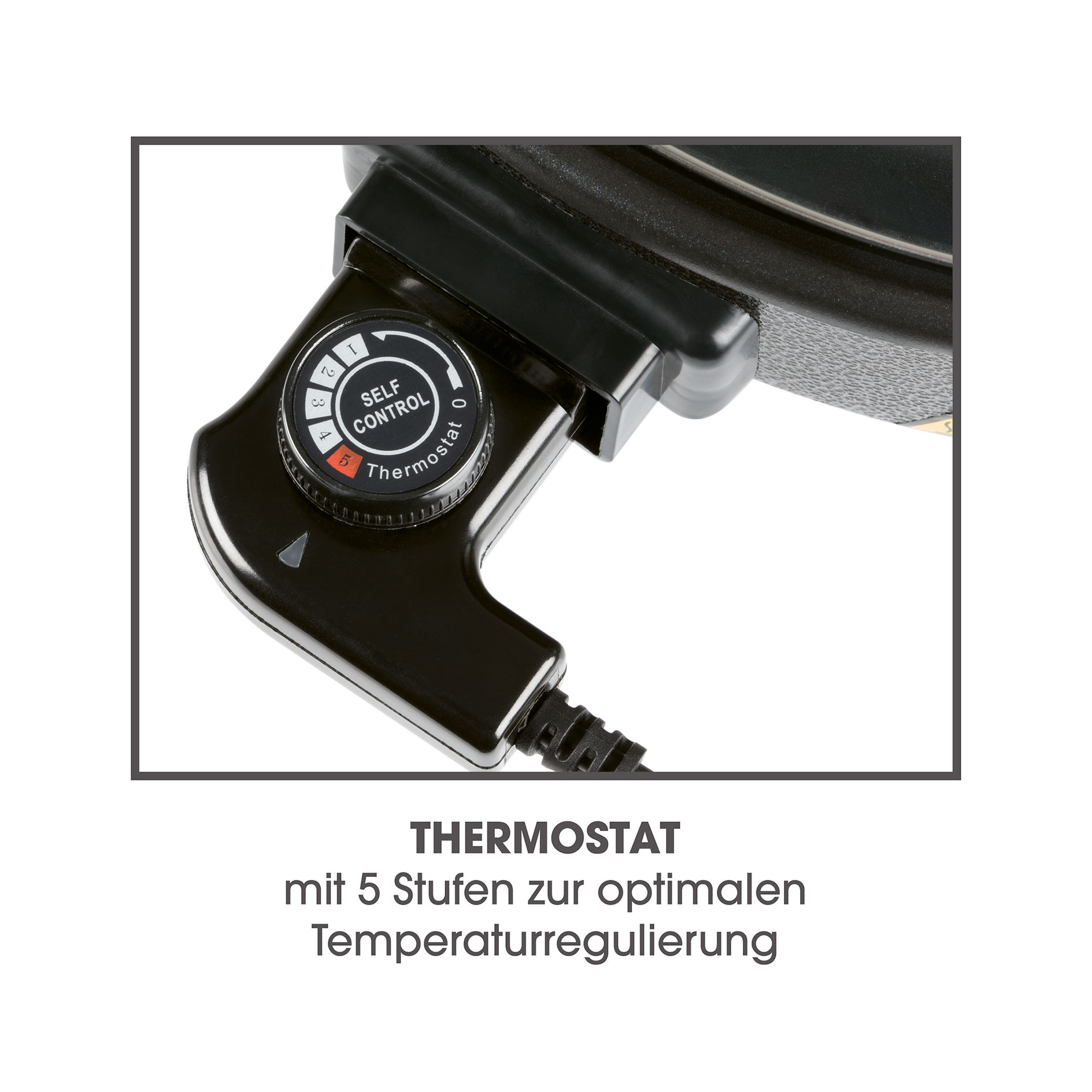 GOURMETMAXX Pizza-Pfanne 12316 - schwarz - elektrisch