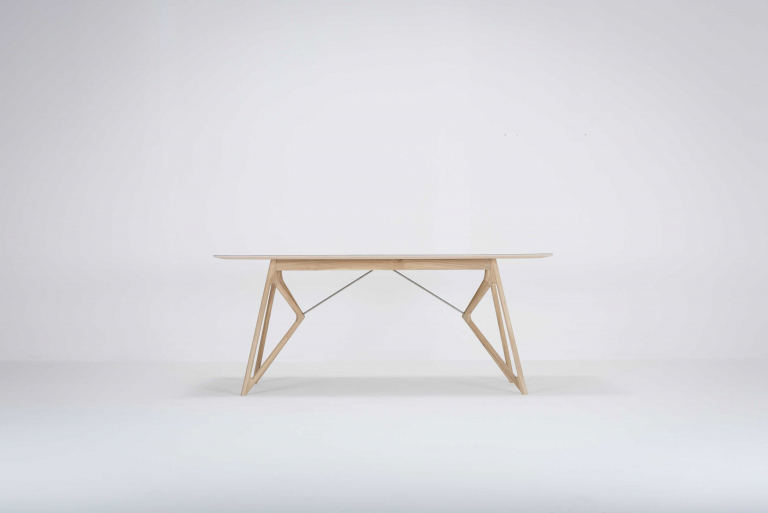 Gazzda Tink Tafel linoleum 180x90 whitewash Dark Olive
