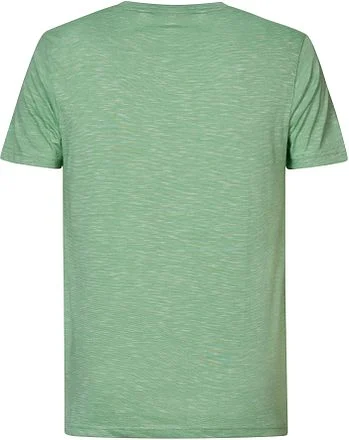 Petrol T-Shirt Palmora Melange Groen M-1040-TSR659-6160 kopen
