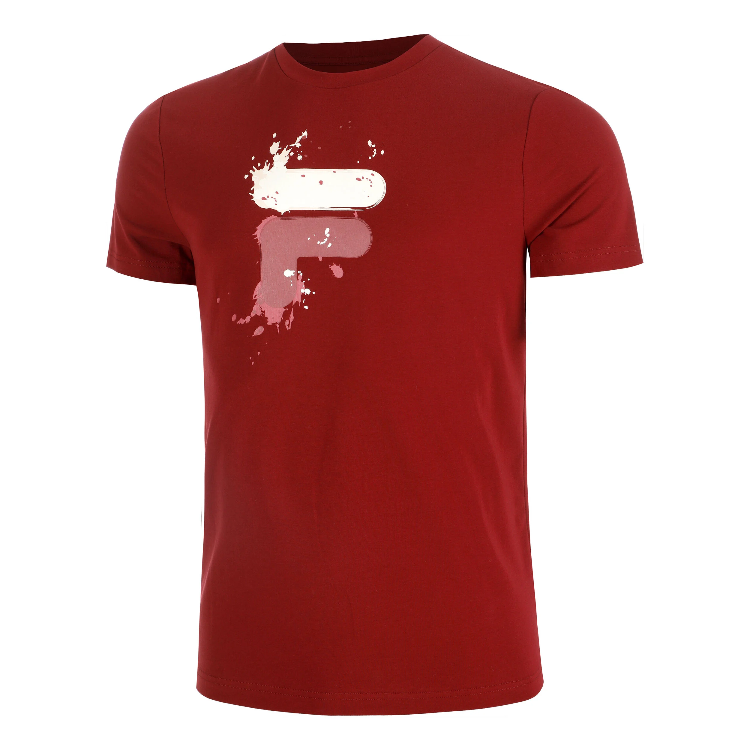 Fila Nevio T-shirt Hommes - Rouge Foncé