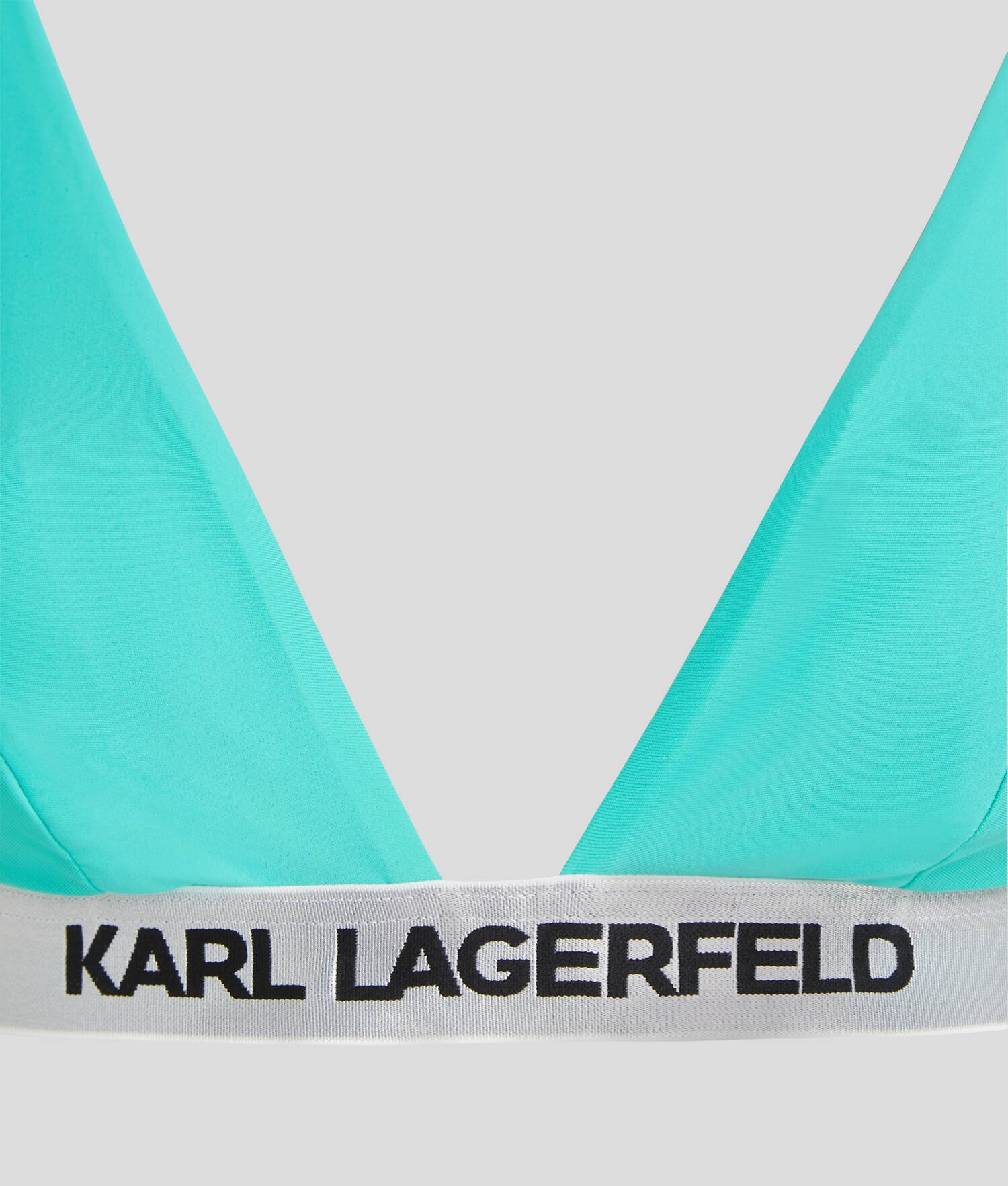 HAUT DE BIKINI TRIANGLE AVEC LOGO KARL