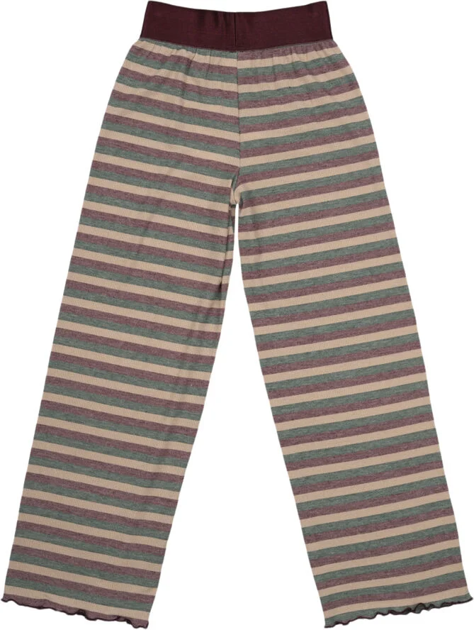 The New TNMadeline Wide Rib Pants Multi stripe