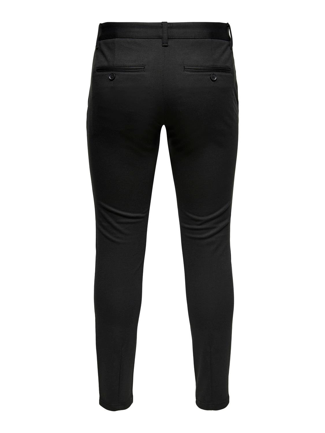 ONSMARK Slim Fit Chino Hose Black