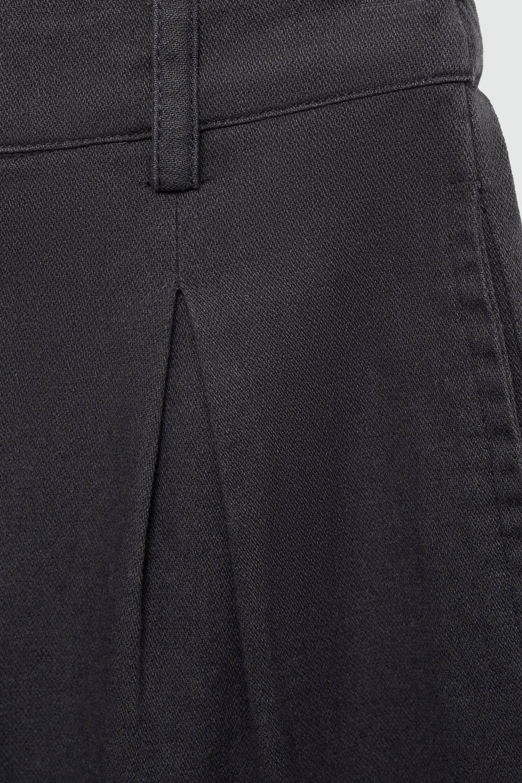 Mango Kids wide leg broek antraciet