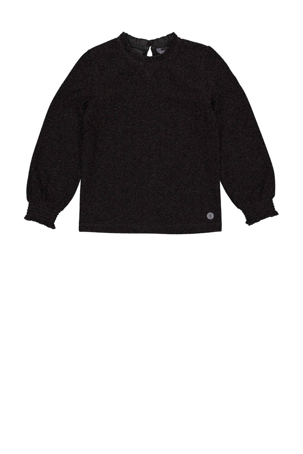 LEVV top PAULI zwart/zilver