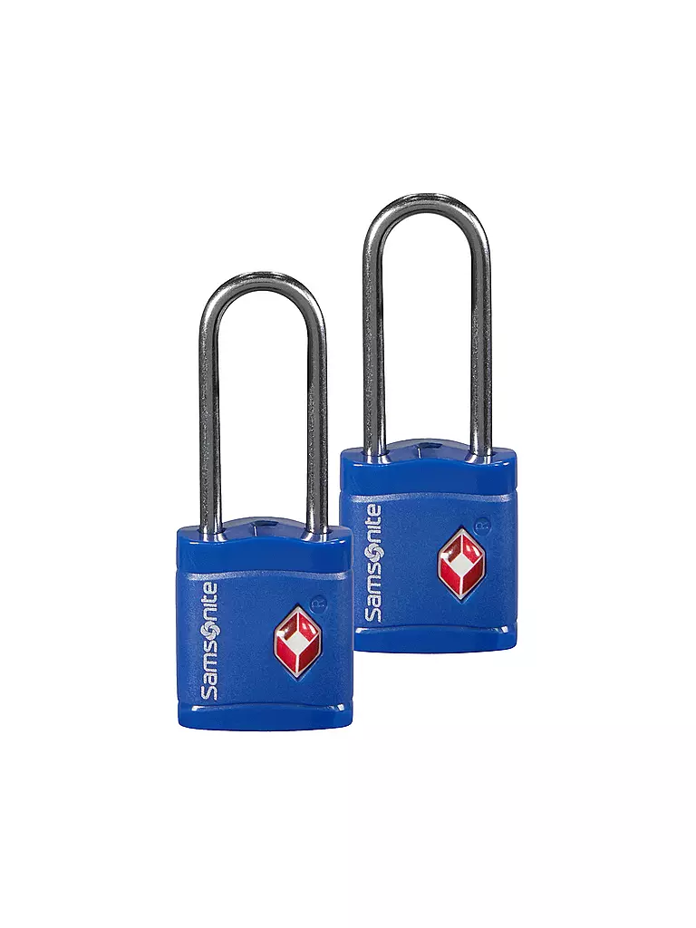 SAMSONITE Schloss KEY LOOK TSA 2er Pkg.  blau