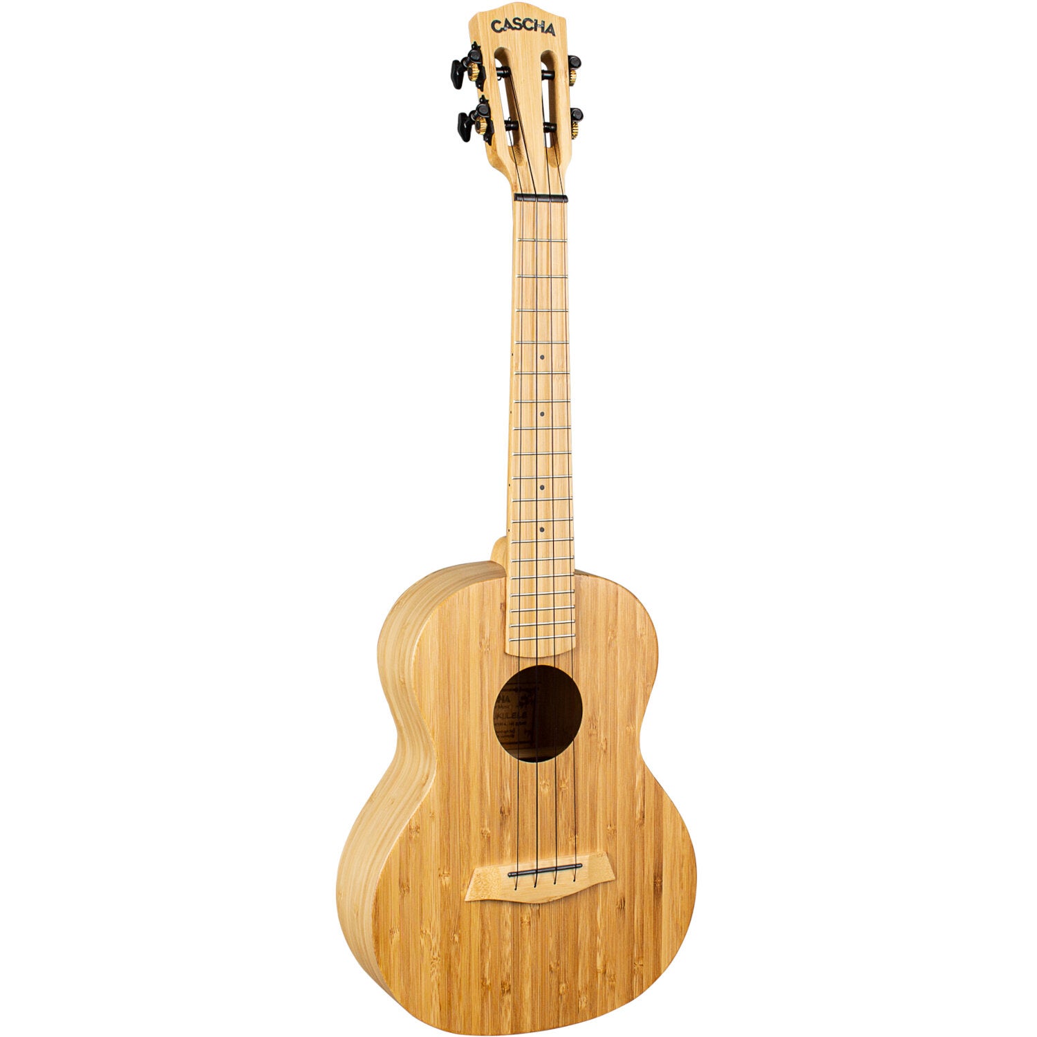 Cascha HH 2314 Bamboo Natural tenor ukelele set