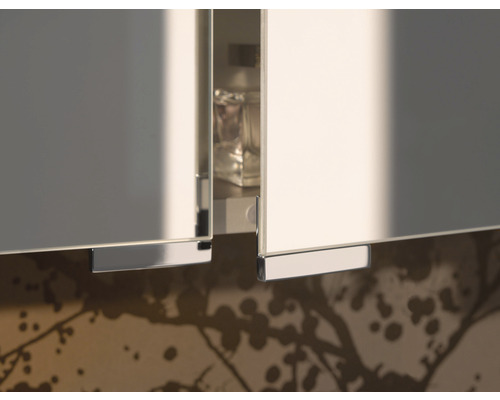 KEUCO Royal L1 spiegelkast, 100 x 15 x 74,2 cm, gespiegeld, 3-deurs, LED, IP 24, 1302