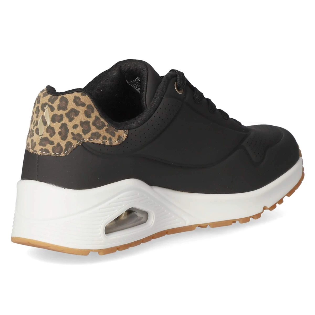 SkechersLow Sneaker JUNGLE NITE - BLACK/LEOPARD