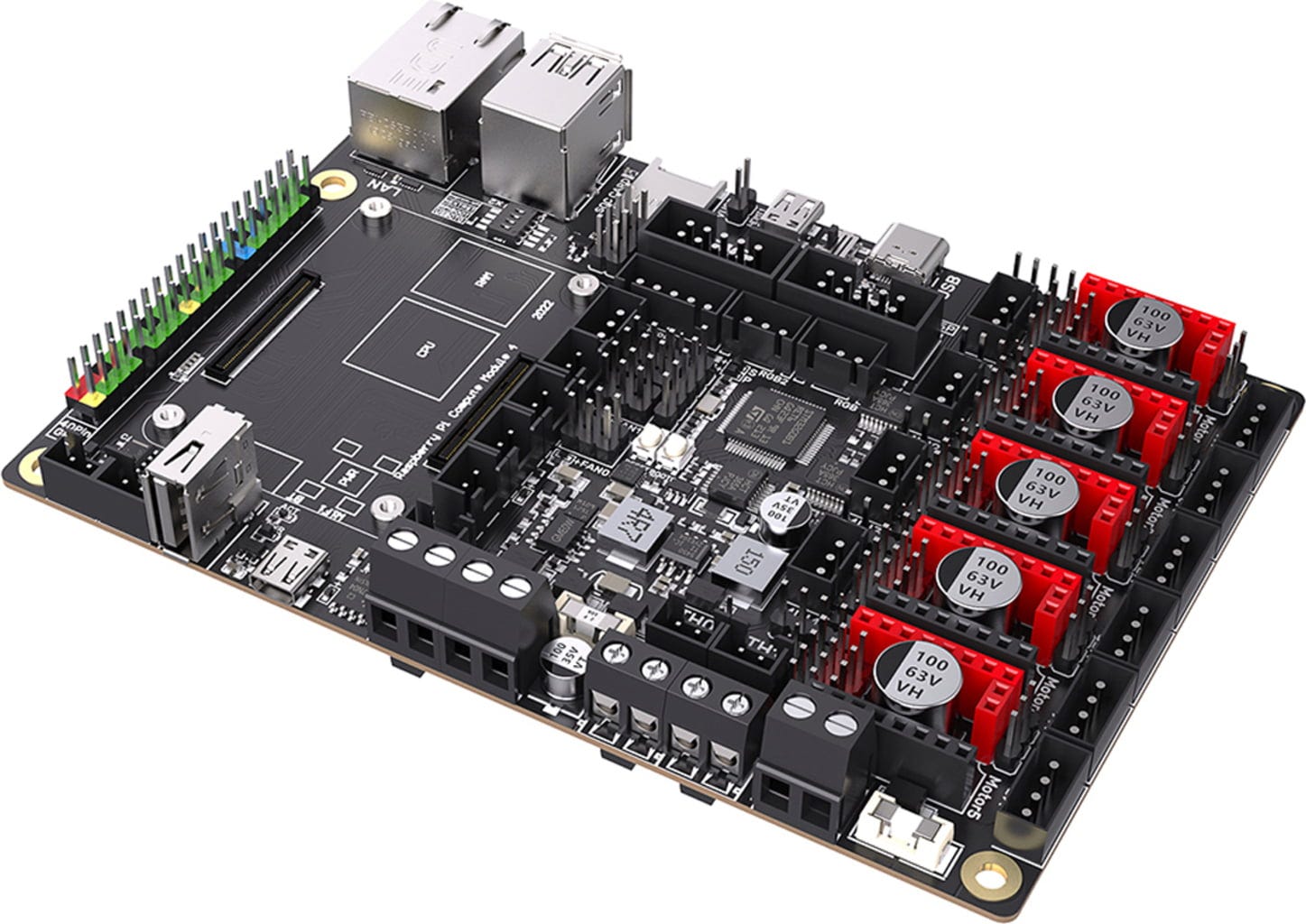 BIGTREETECH  Manta M5P, V1.0    Vielseitige 32-Bit-Platine aus der BIGTREETECH Manta-Reihe