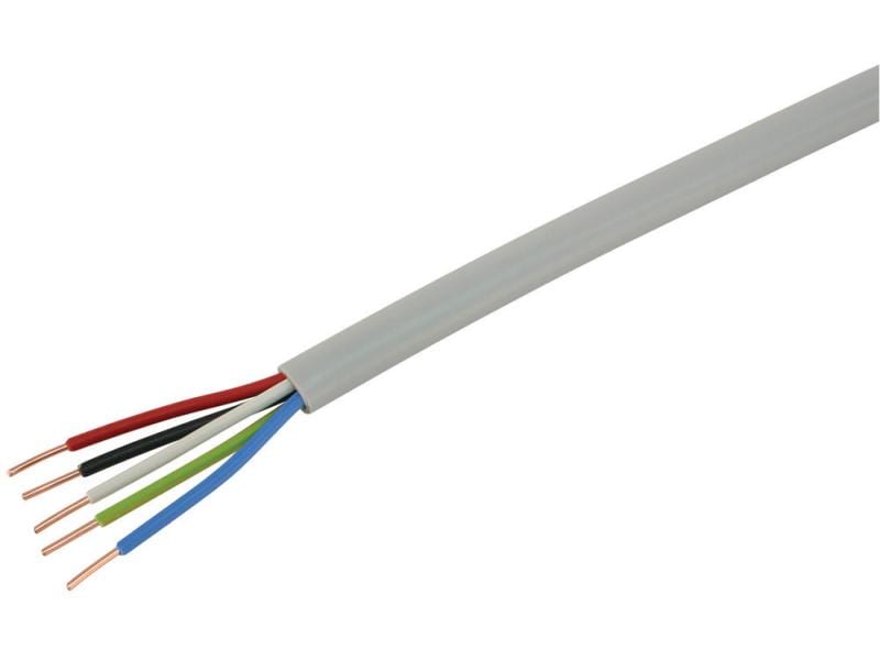STEFFEN Installationskabel TT 5x 1.5 mm2 25 m Grau TT-Installationskabel
