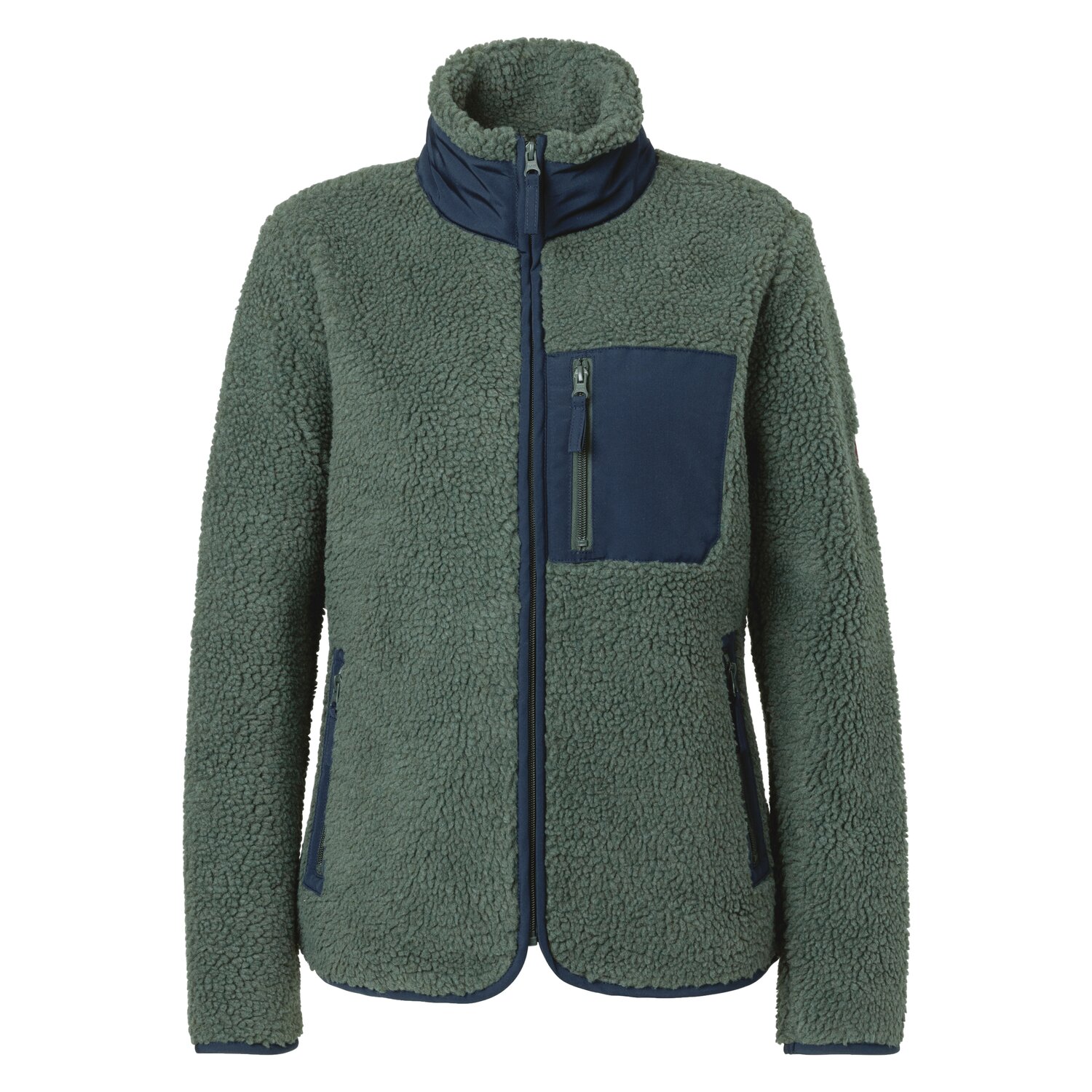 OKLAHOMA Jeans Fleecejacke  - dark green