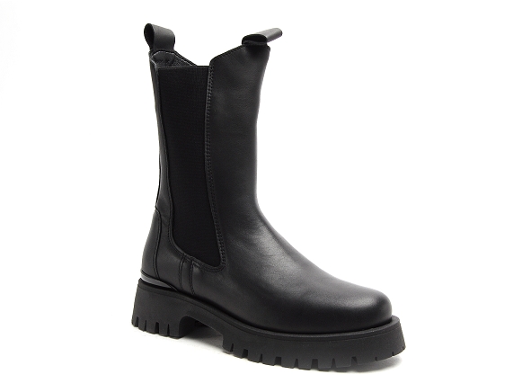 Margarita mariotti boots bottine plates femme drakula noir