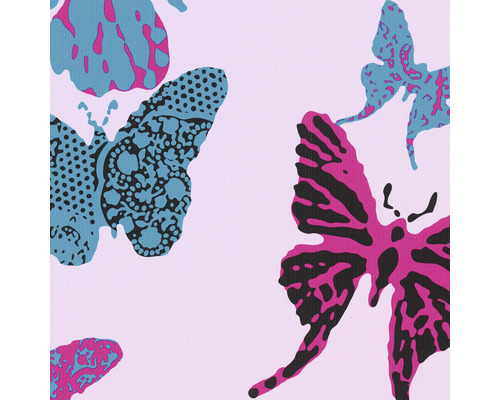 Papierbehang 93634-2 Jongens & Meisjes 2018 Vlinders roze