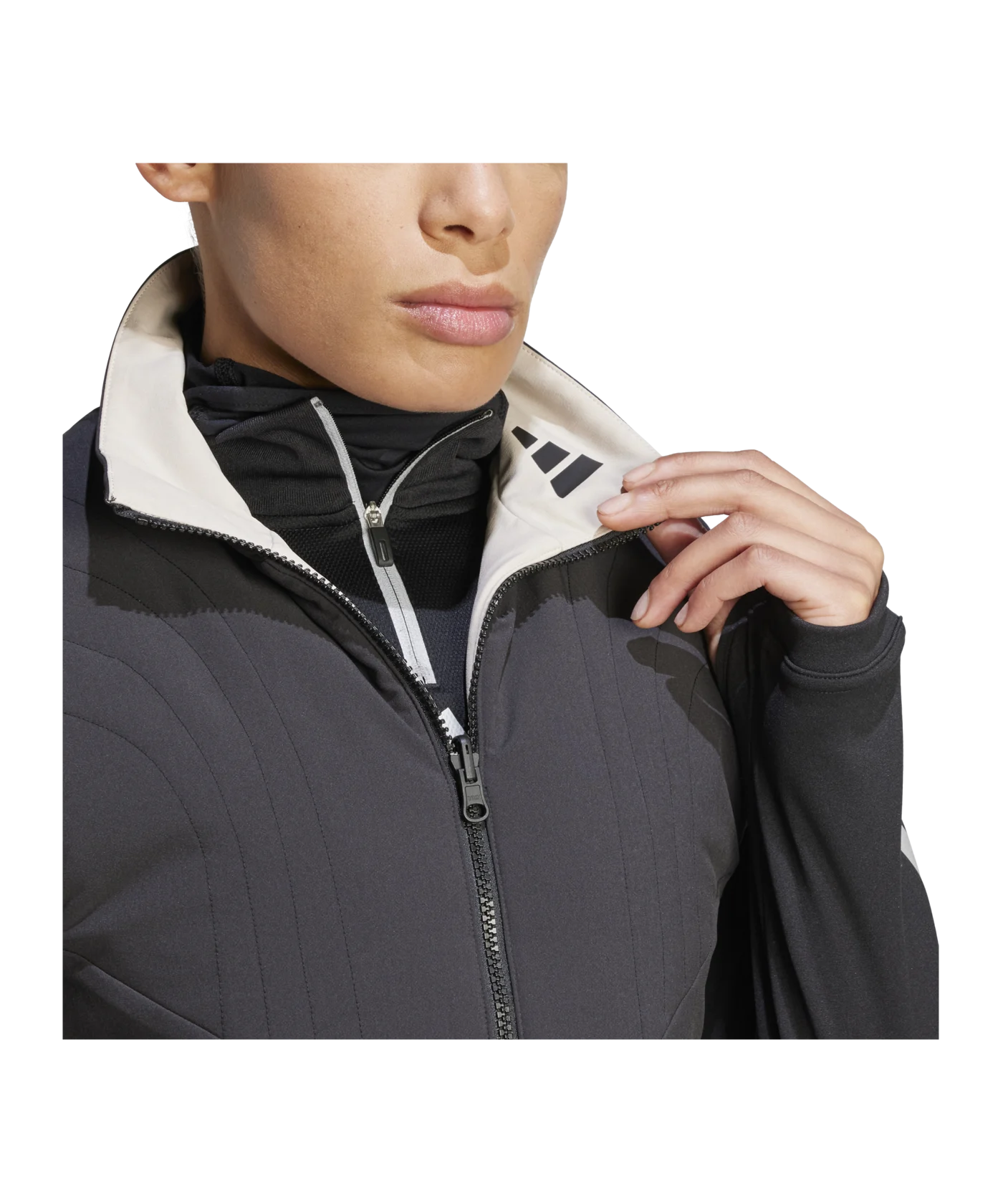 adidas Tiro 23 Competition Weste Winter Damen Schwarz Beige